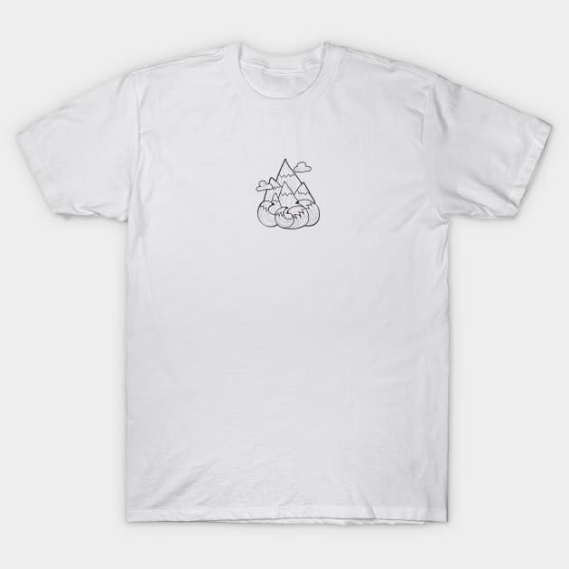 Mountain-Ocean T-Shirt by PulceDesign
